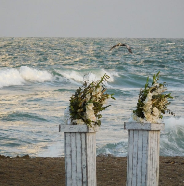 memorial at sea