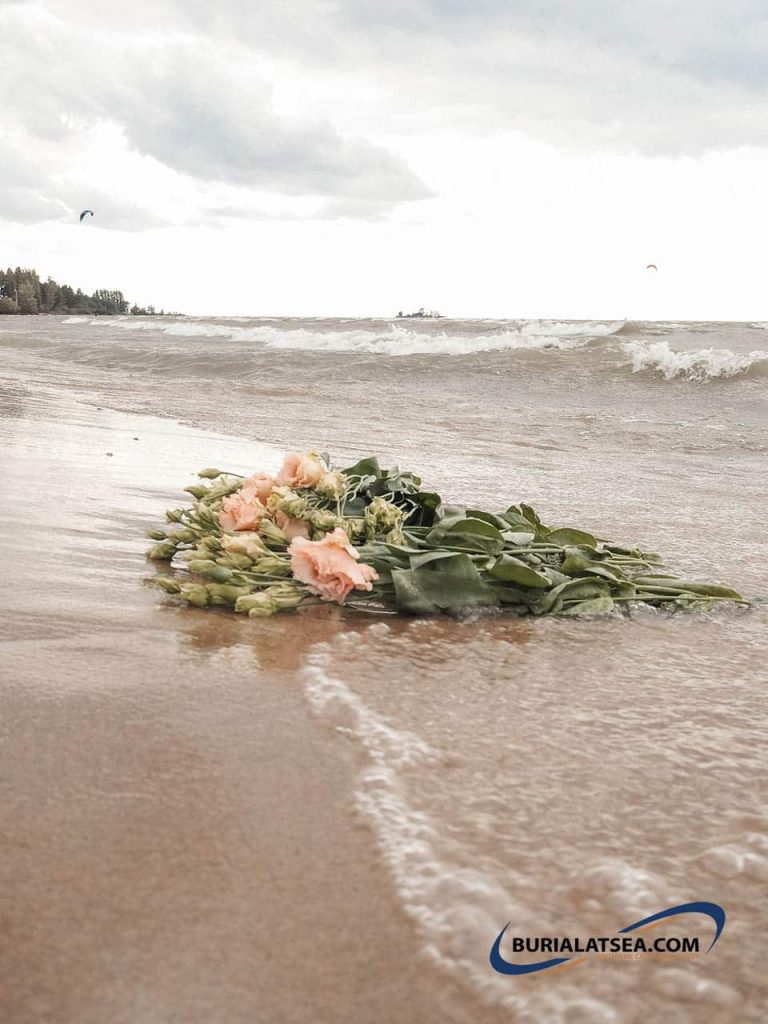at sea burial ceremony